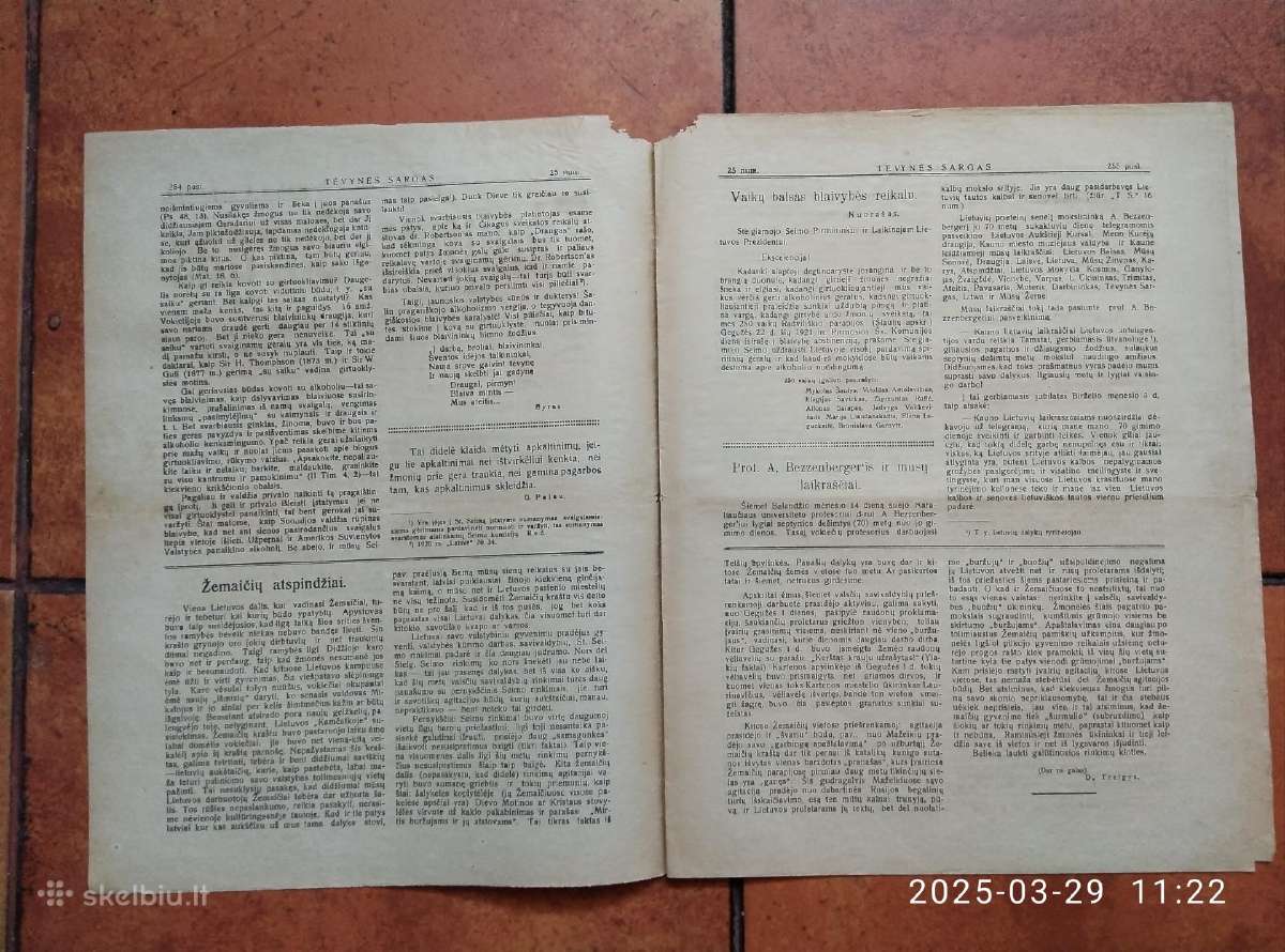 "Tėvynės sargas" 1921 m. 1993 m. - nuotraukos Nr. 5