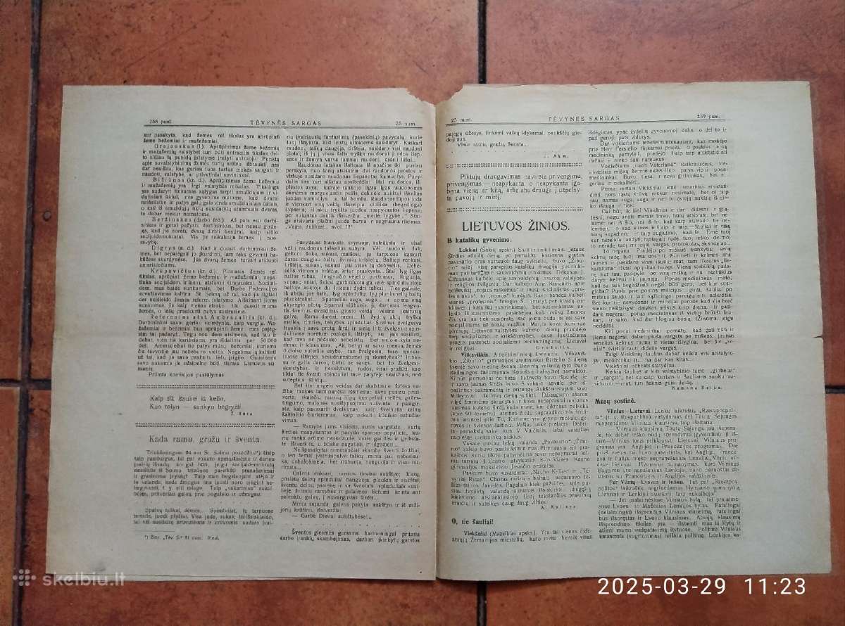 "Tėvynės sargas" 1921 m. 1993 m. - nuotraukos Nr. 7