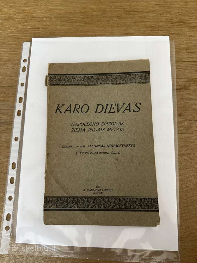 Karo Dievas. Napaleono epizodas 1923m