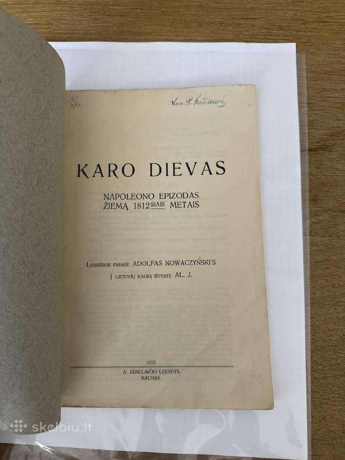 Karo Dievas. Napaleono epizodas 1923m - nuotraukos Nr. 2