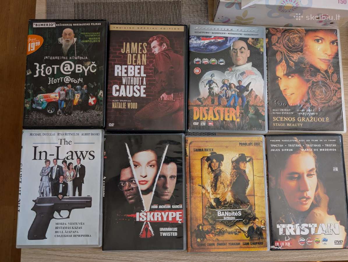 Parduodu filmų Dvd