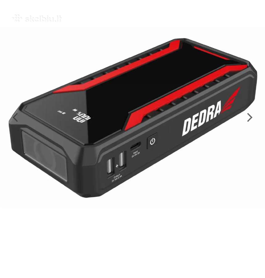 Dedra powerbank su 3 metu garantija