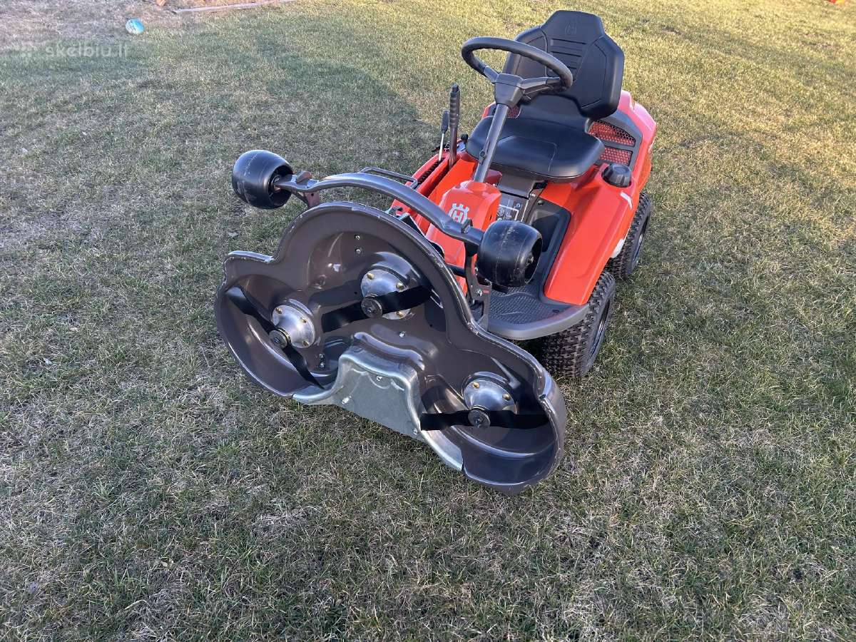 Naujas traktoriukas Husqvarna R214tc 103cm deka - nuotraukos Nr. 5