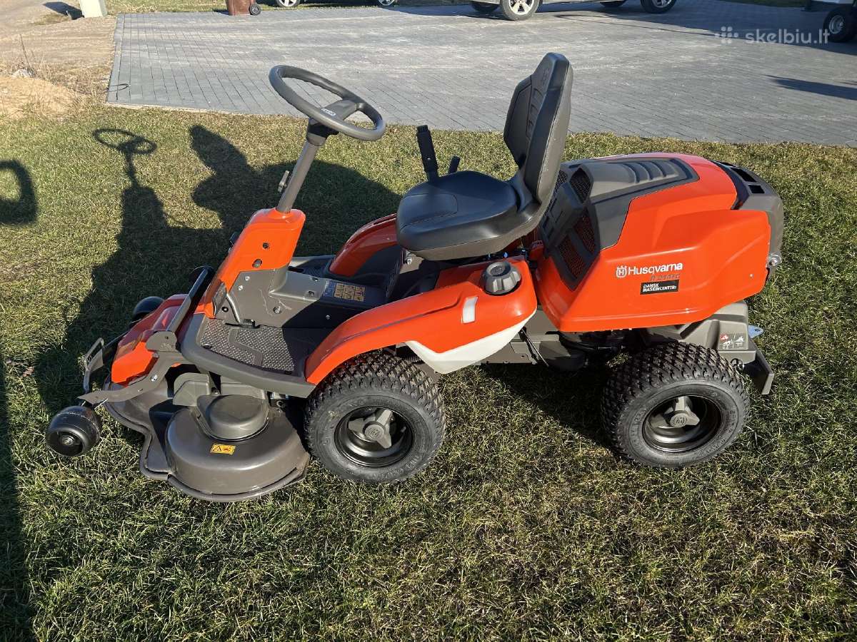 Naujas traktoriukas Husqvarna R214tc 103cm deka - nuotraukos Nr. 7