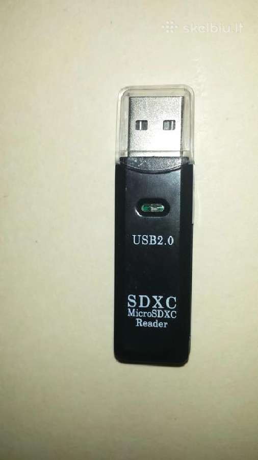 Usb 2.0 Mikro Sd,sd/sdhc kortelių skaitytuvas