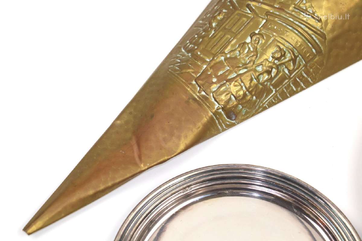 Įvairus sendaikčiai, metalas, Svoris: 1027 gr. 30 - nuotraukos Nr. 8