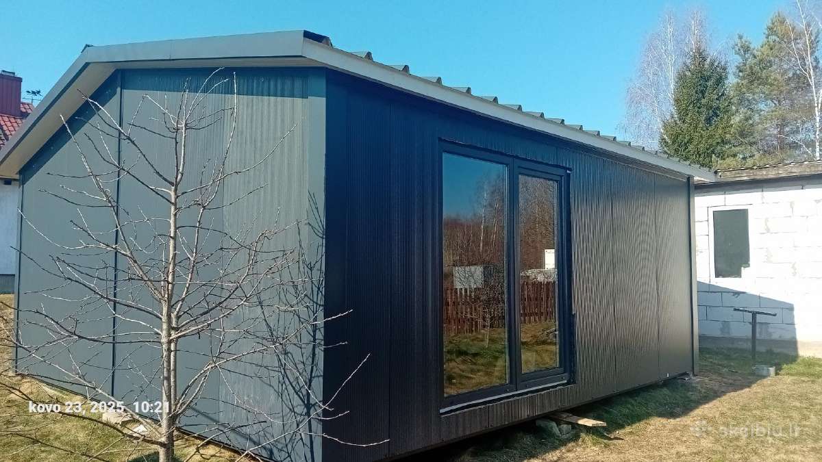 Modulinis namas .36m2 irengtas.