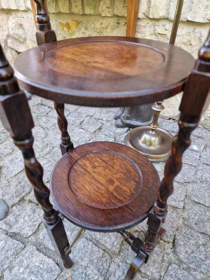 Vintažinė Art Nouveau lentyna/ stovas - nuotraukos Nr. 9