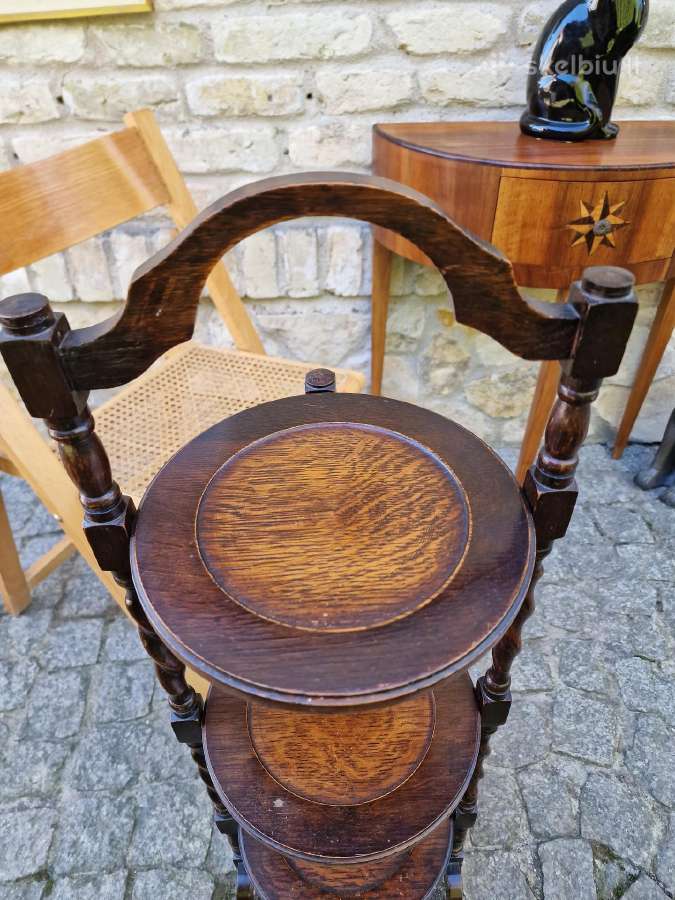 Vintažinė Art Nouveau lentyna/ stovas - nuotraukos Nr. 14