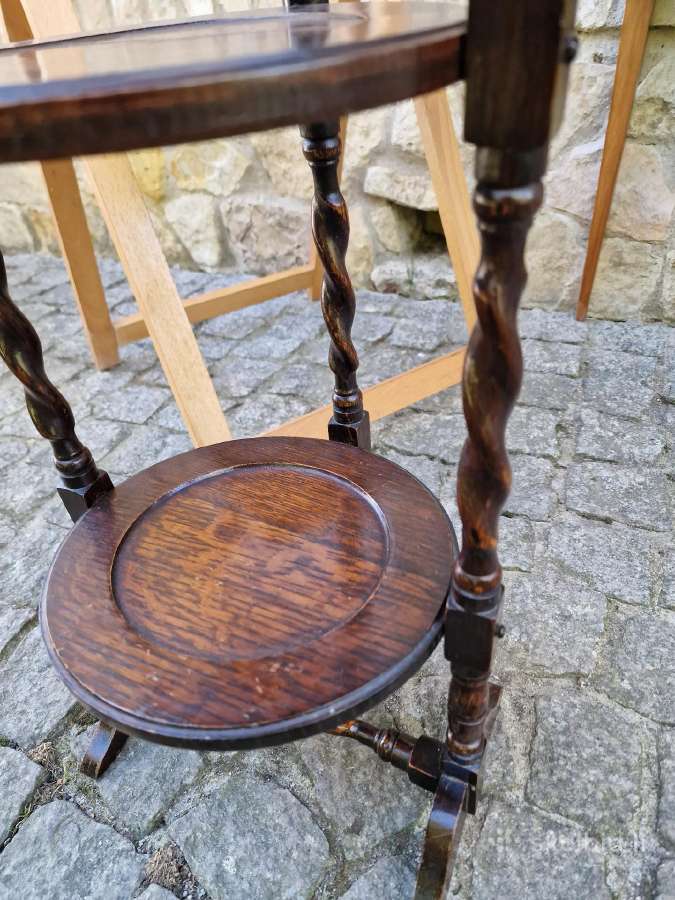 Vintažinė Art Nouveau lentyna/ stovas - nuotraukos Nr. 17