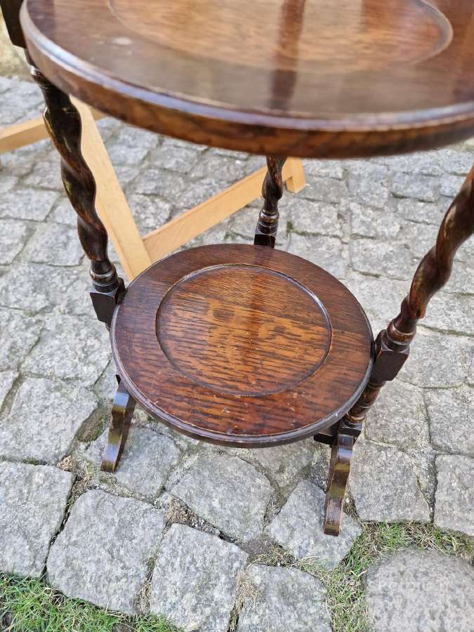 Vintažinė Art Nouveau lentyna/ stovas - nuotraukos Nr. 21