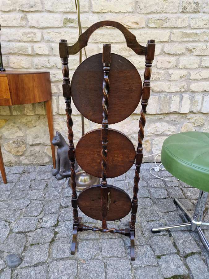 Vintažinė Art Nouveau lentyna/ stovas - nuotraukos Nr. 29