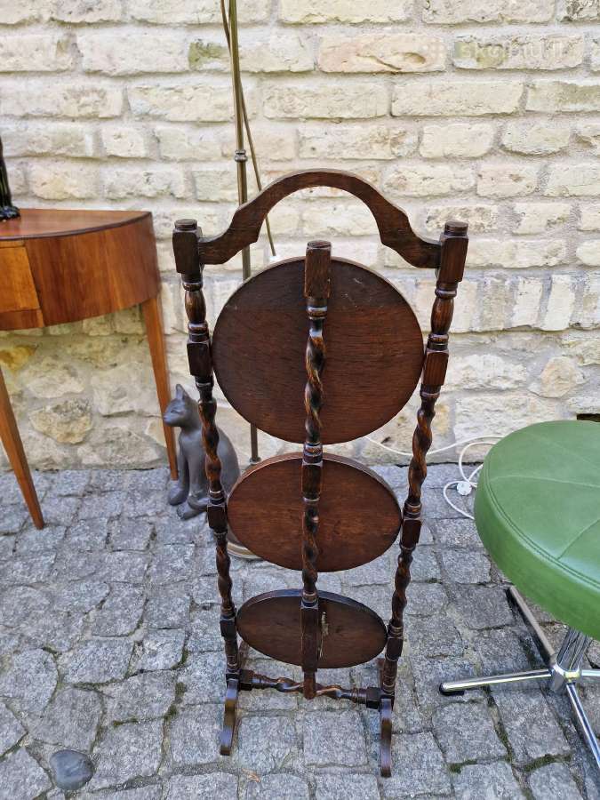 Vintažinė Art Nouveau lentyna/ stovas - nuotraukos Nr. 30