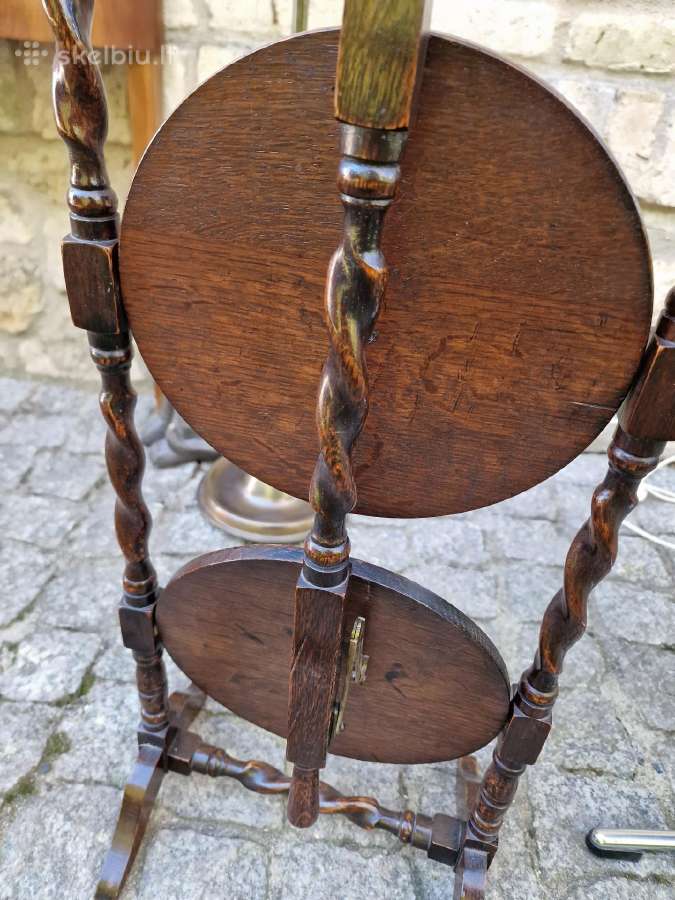 Vintažinė Art Nouveau lentyna/ stovas - nuotraukos Nr. 33
