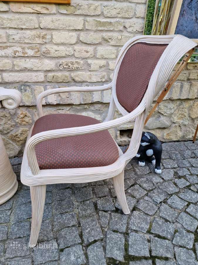 Vintažinės Boho st. autorinės kėdės su staliuku - nuotraukos Nr. 3