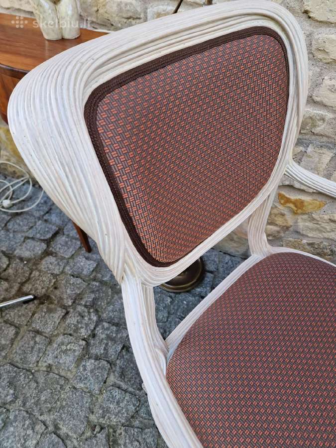 Vintažinės Boho st. autorinės kėdės su staliuku - nuotraukos Nr. 10