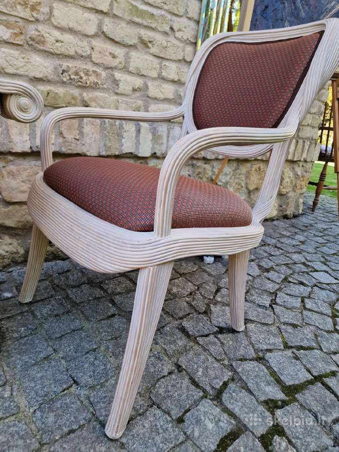 Vintažinės Boho st. autorinės kėdės su staliuku - nuotraukos Nr. 15