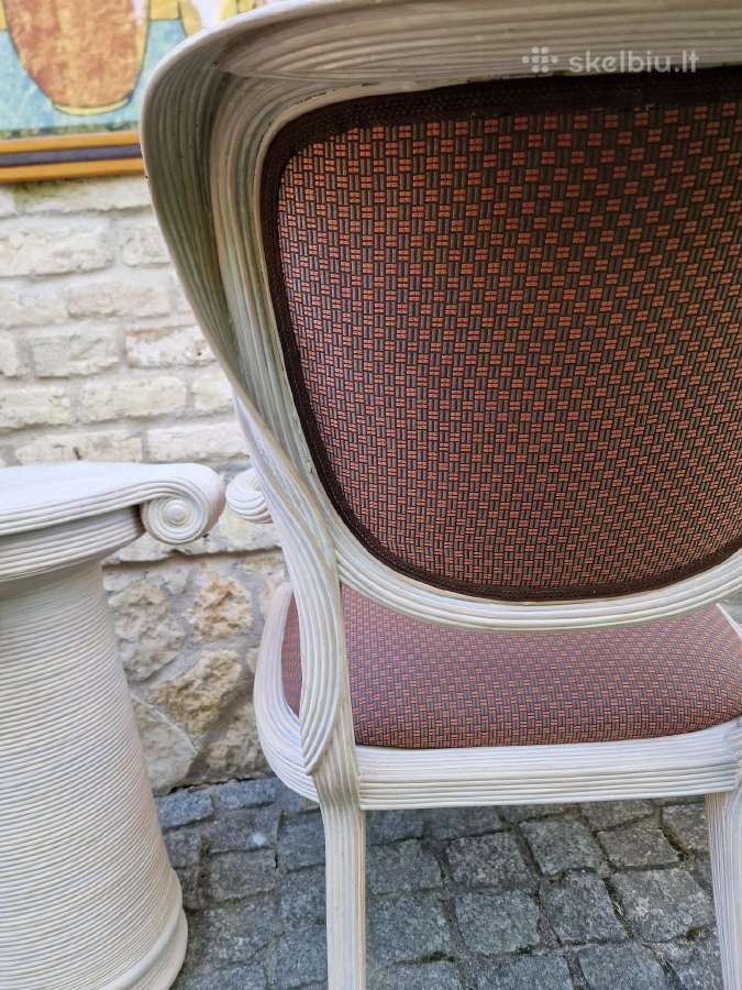 Vintažinės Boho st. autorinės kėdės su staliuku - nuotraukos Nr. 17
