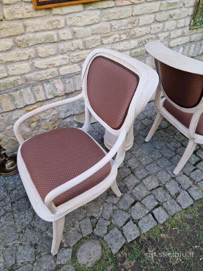 Vintažinės Boho st. autorinės kėdės su staliuku - nuotraukos Nr. 28