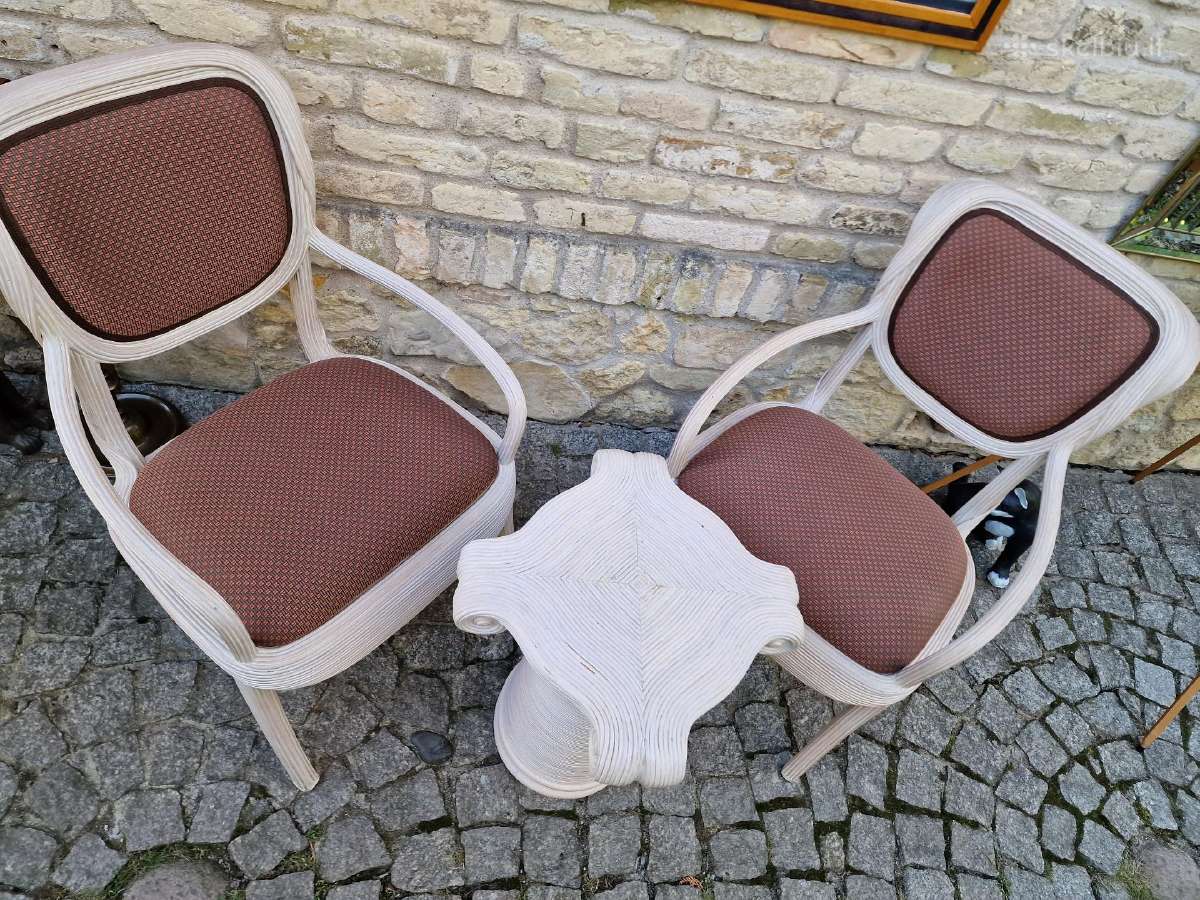 Vintažinės Boho st. autorinės kėdės su staliuku - nuotraukos Nr. 33