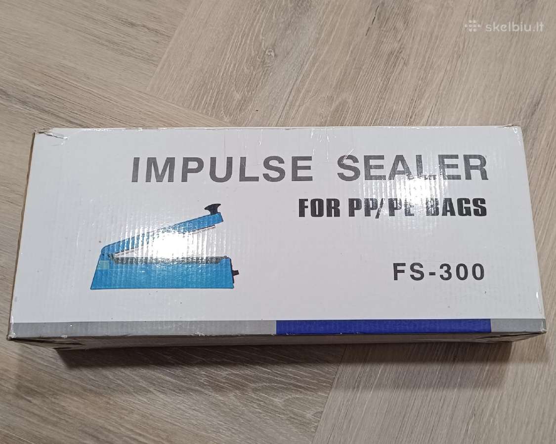 Impulse sealer maišelių klijavimo įrenginys