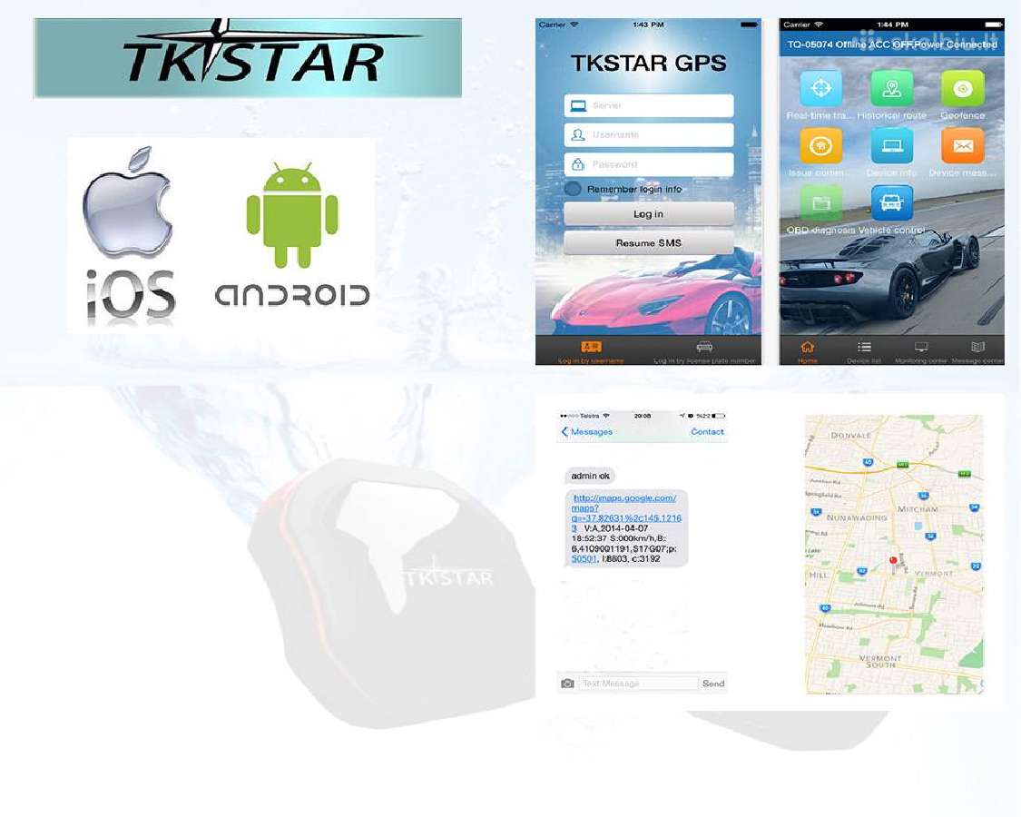Tkstar GPS sekiklis (sekimas realiu laiku) - nuotraukos Nr. 9