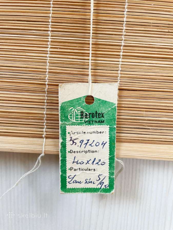 Du paveikslai ant bambuko iš Vietnamo - nuotraukos Nr. 6