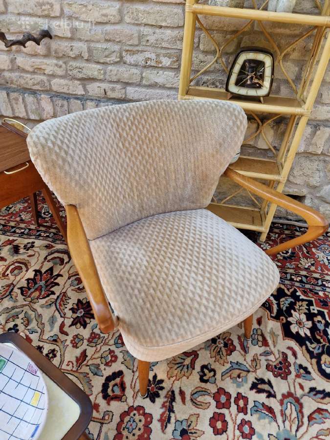 Vintažinis mid century coctail.st fotelis - nuotraukos Nr. 4