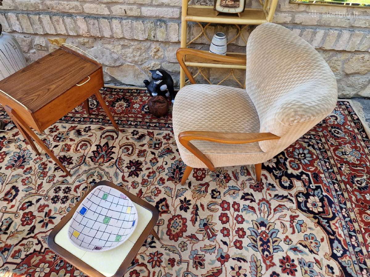 Vintažinis mid century coctail.st fotelis - nuotraukos Nr. 5