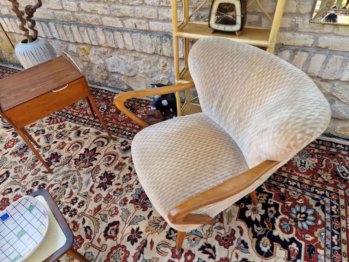 Vintažinis mid century coctail.st fotelis - nuotraukos Nr. 10