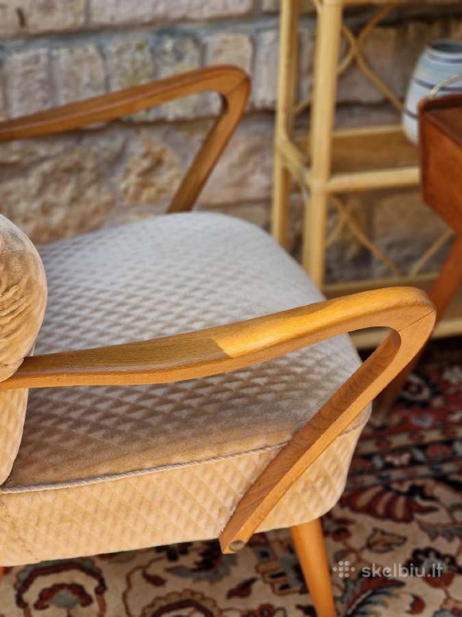 Vintažinis mid century coctail.st fotelis - nuotraukos Nr. 22