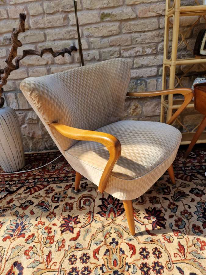 Vintažinis mid century coctail.st fotelis - nuotraukos Nr. 36