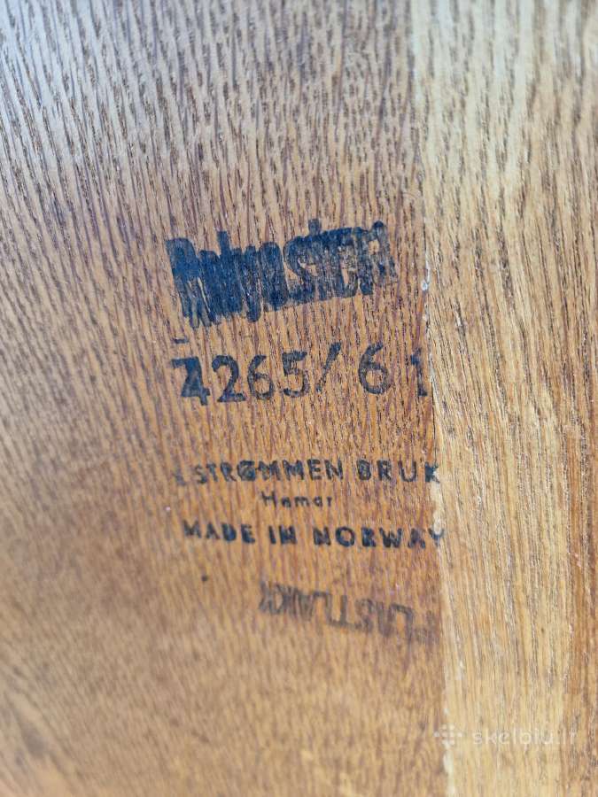 Vintažinis mid century tikmedžio kavos staliukas - nuotraukos Nr. 19