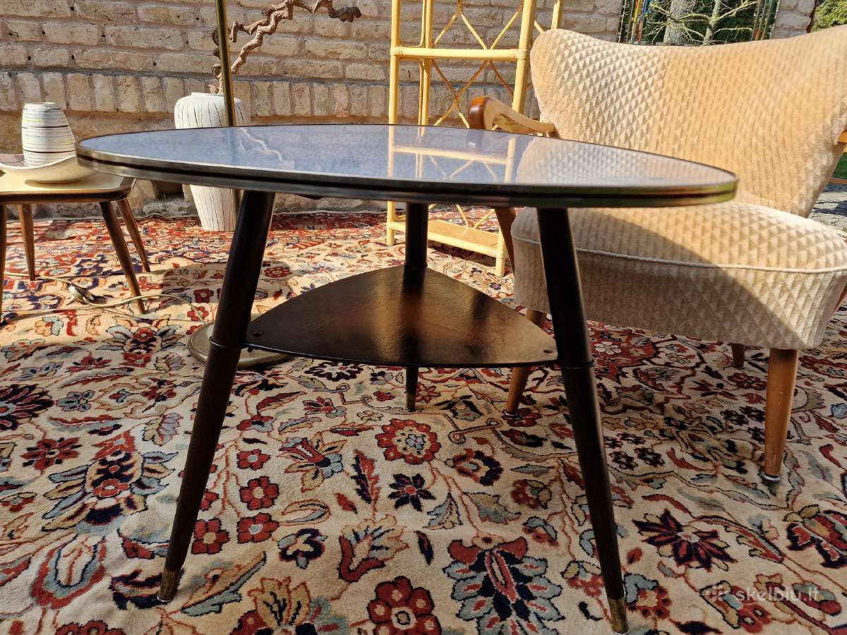 Vintažinis mid century kavos staliukas - nuotraukos Nr. 6