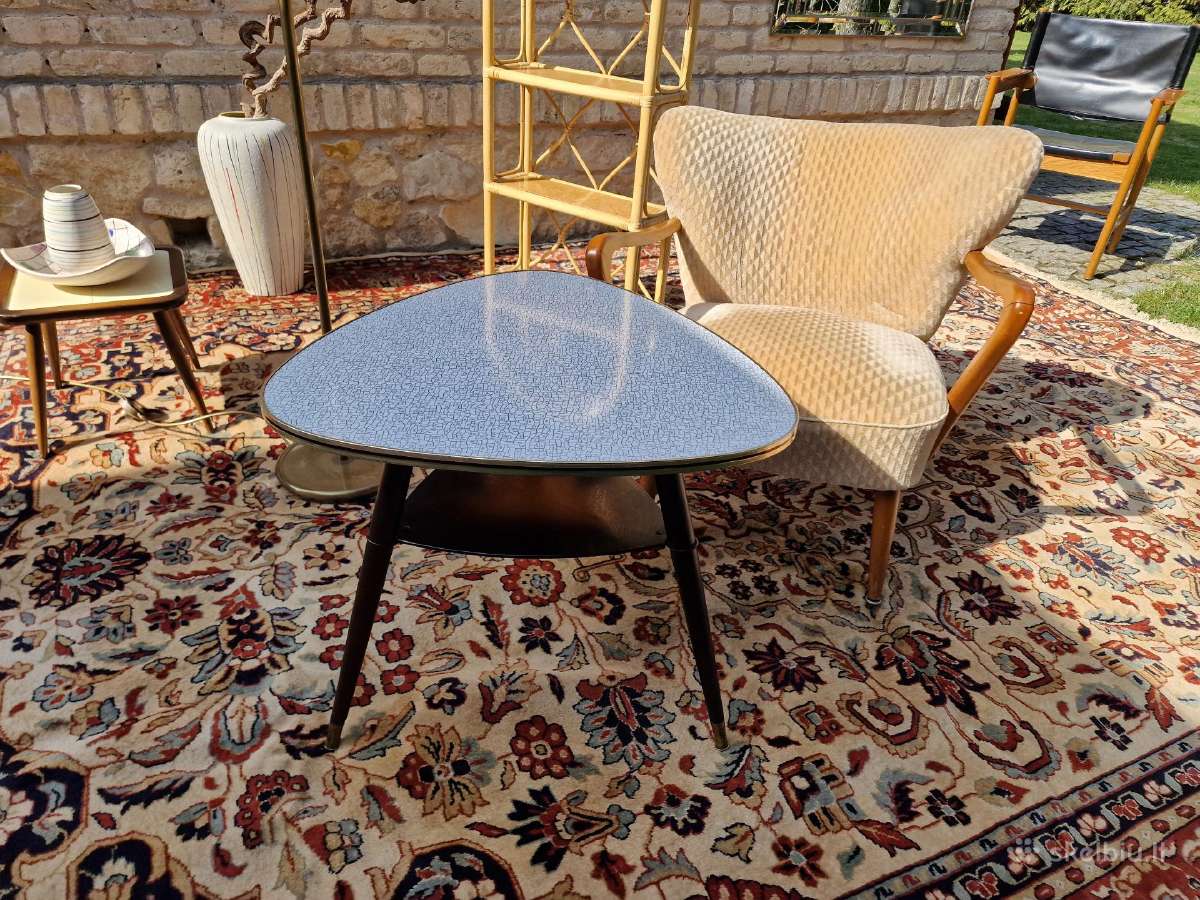 Vintažinis mid century kavos staliukas - nuotraukos Nr. 7