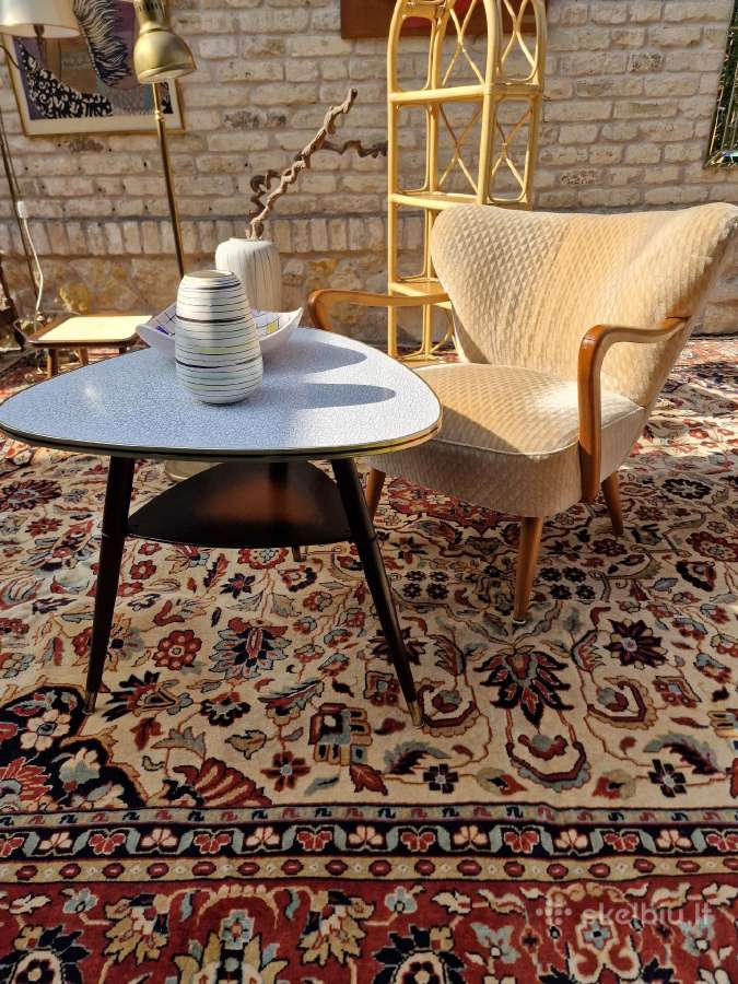 Vintažinis mid century kavos staliukas - nuotraukos Nr. 15