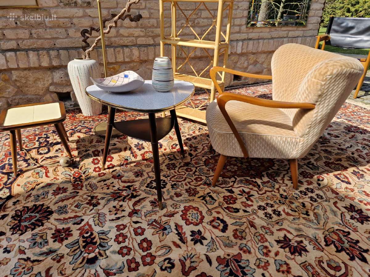 Vintažinis mid century kavos staliukas - nuotraukos Nr. 19