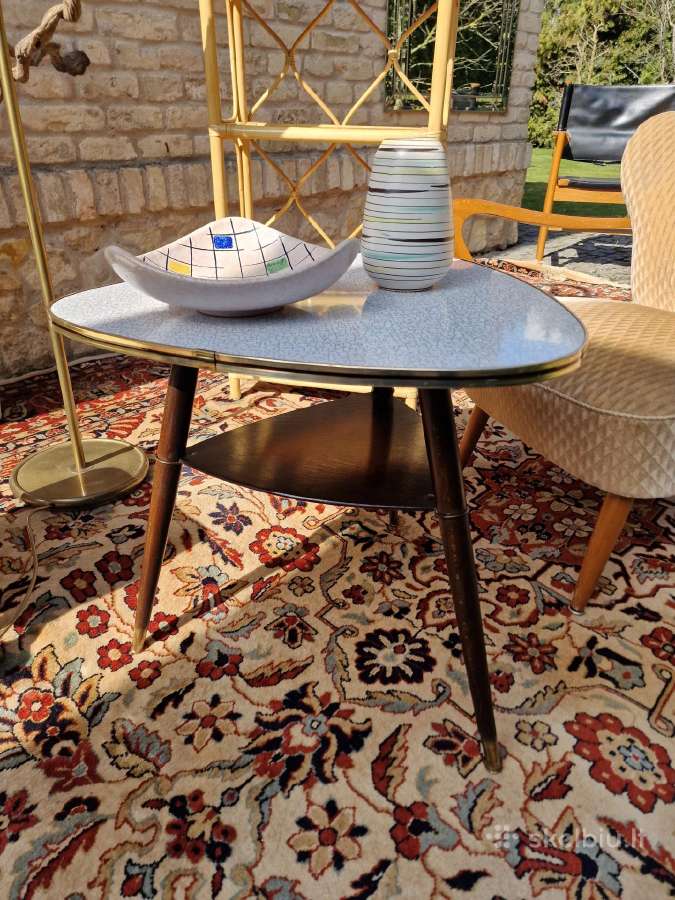 Vintažinis mid century kavos staliukas - nuotraukos Nr. 22