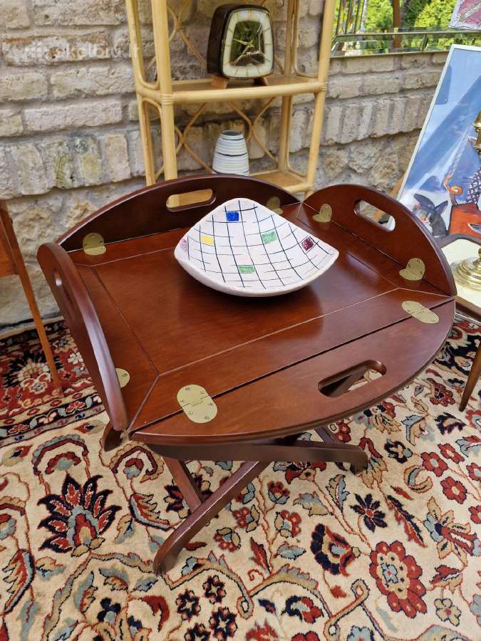 Vintažinis mid century kavos staliukas - nuotraukos Nr. 13