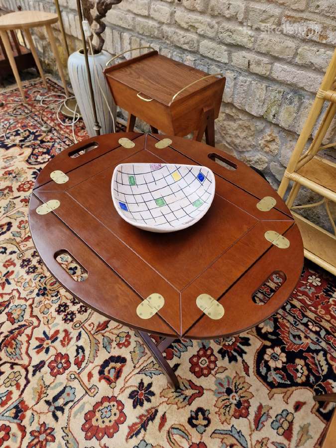 Vintažinis mid century kavos staliukas - nuotraukos Nr. 23