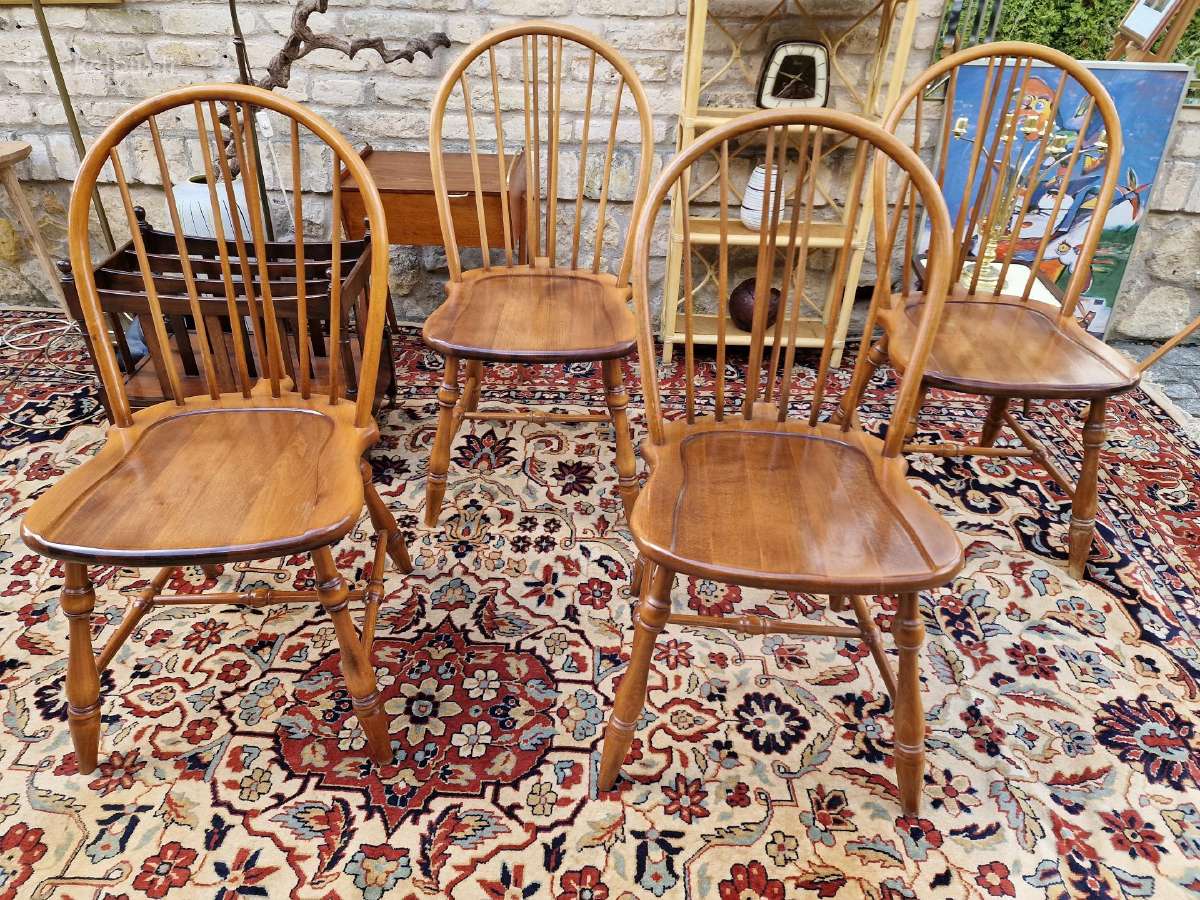Vintažinės mid century Windsoro kėdės - nuotraukos Nr. 4