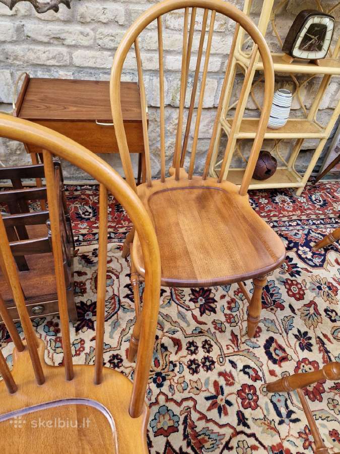 Vintažinės mid century Windsoro kėdės - nuotraukos Nr. 9