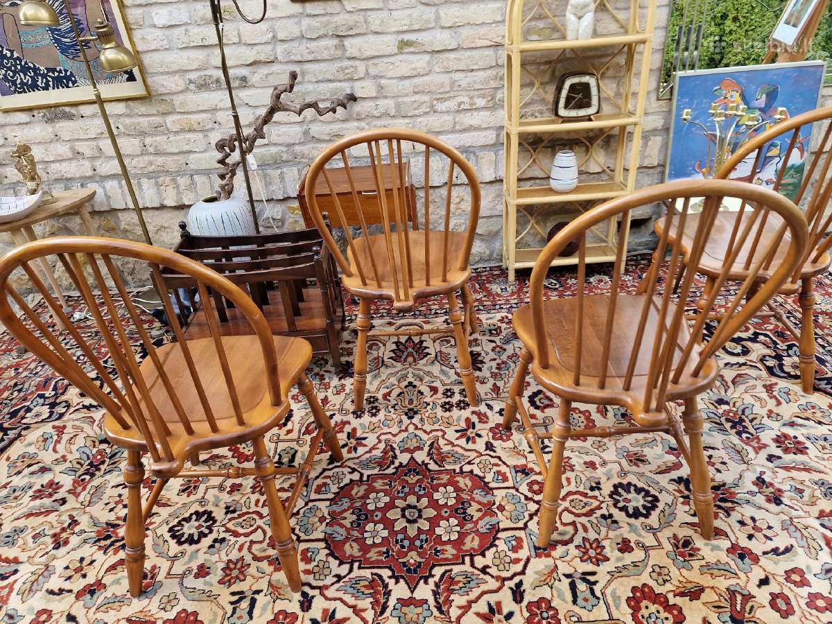 Vintažinės mid century Windsoro kėdės - nuotraukos Nr. 13