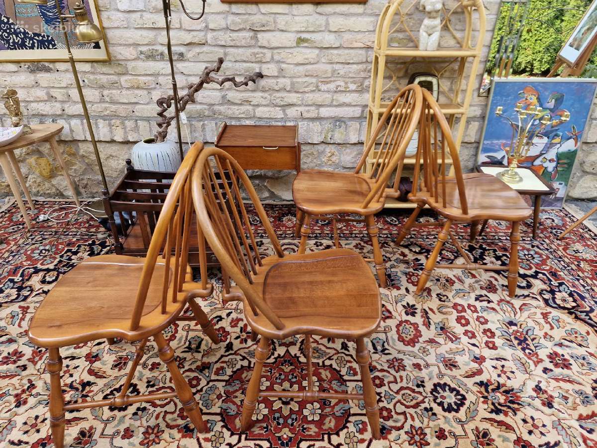 Vintažinės mid century Windsoro kėdės - nuotraukos Nr. 22
