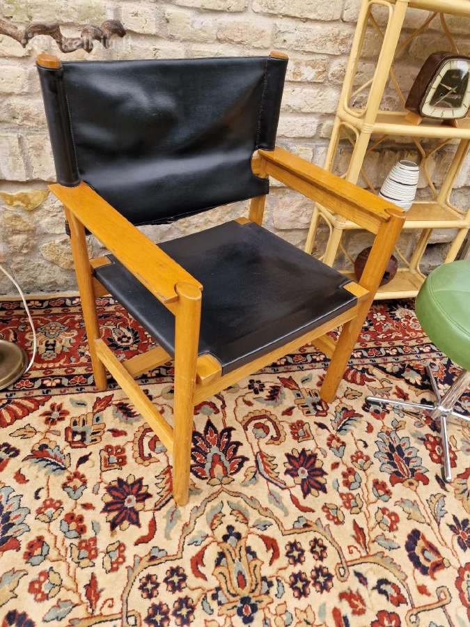 Vintažinis mid century krėslas - nuotraukos Nr. 12