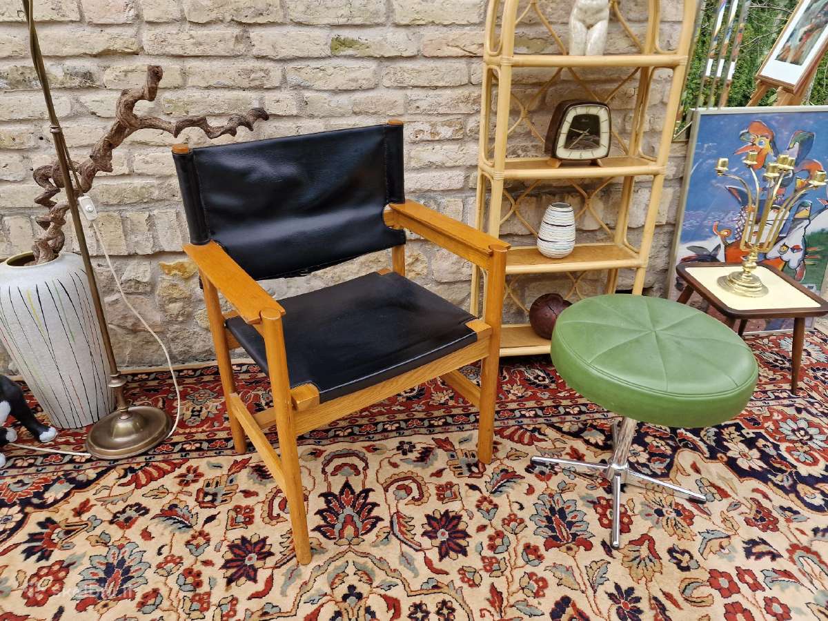 Vintažinis mid century krėslas - nuotraukos Nr. 14