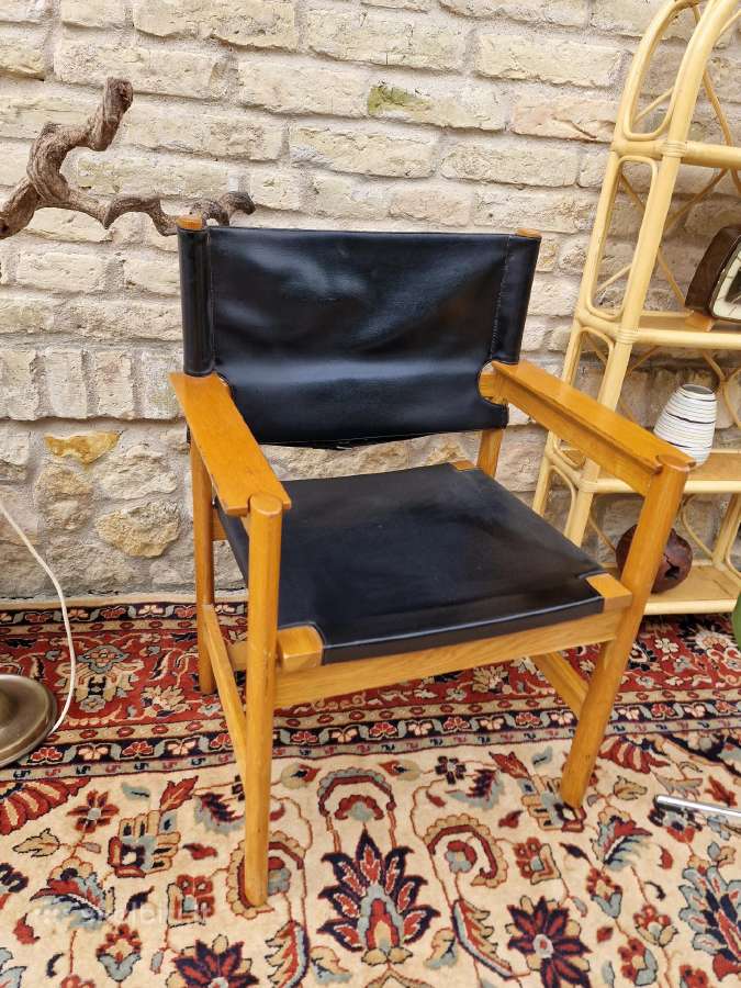 Vintažinis mid century krėslas - nuotraukos Nr. 24