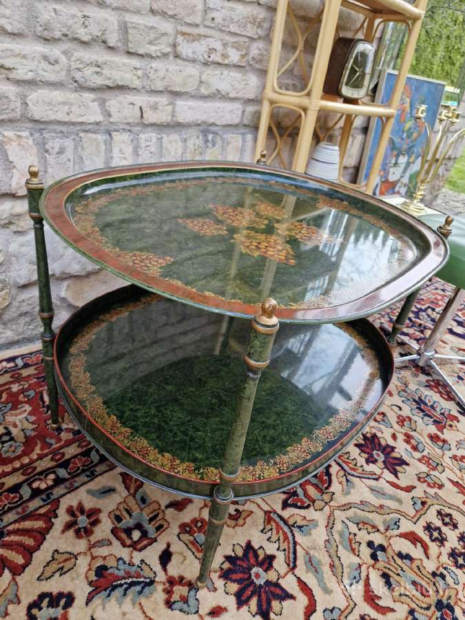 Vintažinis mid century serviravimo staliukas