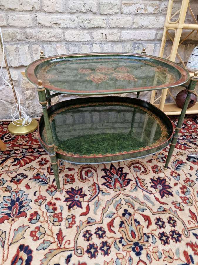 Vintažinis mid century serviravimo staliukas - nuotraukos Nr. 4
