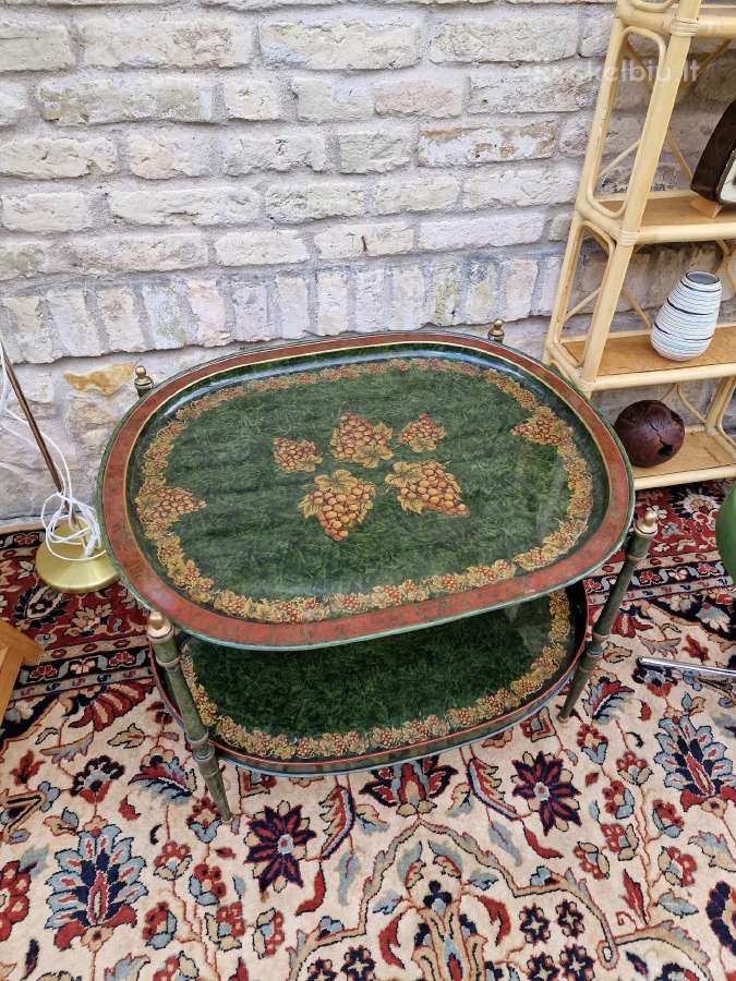 Vintažinis mid century serviravimo staliukas - nuotraukos Nr. 5
